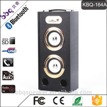 KBQ-164 2000 mAh battery FM radio Bluetooth portable speaker with Remote USB port grate selling